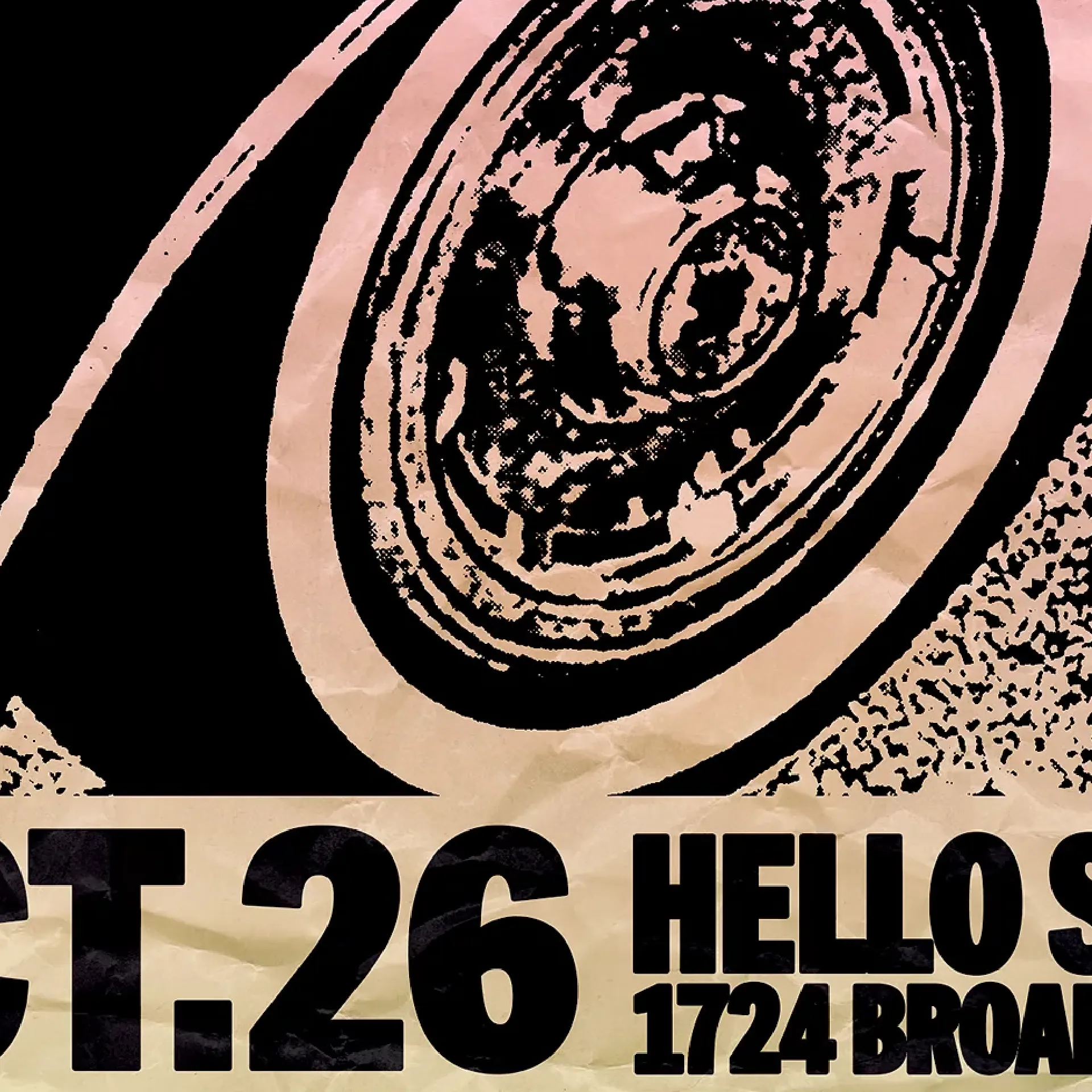 Flyer design for Slap City Residency